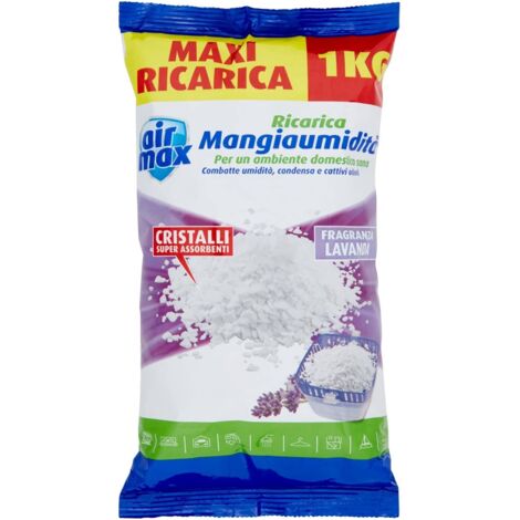 Ricarica Sali Assorbi Umidità 1 kg AIR MAX - Fragranza Lavanda