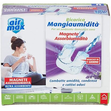 AIRMAX RICARICA MAGNETE 450GR LAVANDA PER MODELLO AMBIANCE ACCESSORI CASA FAI DA TE (1/3)