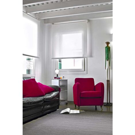 STOR PLANET - ROLL-UP - TENDA A RULLO FILTRANTE TRASLUCIDA COLORE ECRU - 120X180cm (1/4)