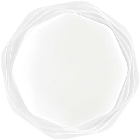 "Plafoniera LED DAISY in acrilico bianco 24W con 3 step cct 42 cm."