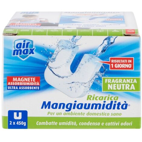 Air Max Ricarica Magnete Mangiaumidità - Neutra 2x450g