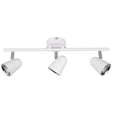 Faretti Led da Interno Parete Soffitto su Barra 3 Spots Bianco Toulose GD Trio (1/4)
