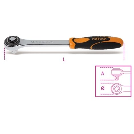BETA CRICCHETTO SEMPLICE MOD 920 50 mm.275 attacco quadro da M 1/2"  FER 47364