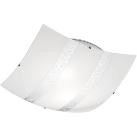 Plafoniera moderna Trio Nikosia cromata 40cm 2xE27 dimmerabile (1/2)