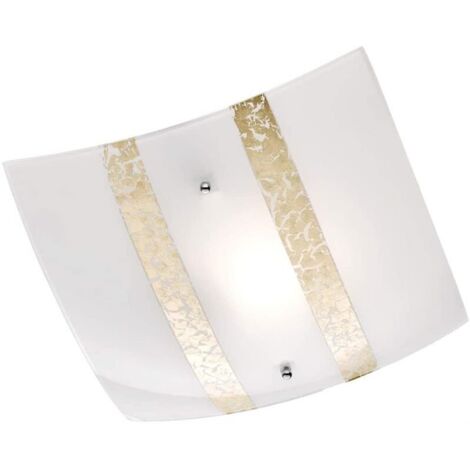 PLAFONIERA TRIO LIGHTING NIKOSIA E27 30X30cm 40 W ORO (1/3)