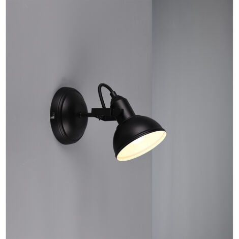 Barra 1 faretto metallo GINA R80151032 13 cm nero (1/4)