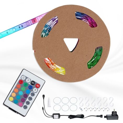 BRILONER - STRISCIA LED ESTERNO 3 METRIDIMMERABILE CON TELECOMANDO 90LED 14,4W (1/5)