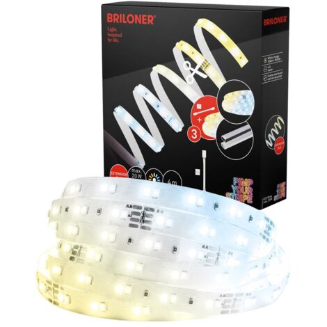 BL7000 KIT DI ESTENSIONE PER STRISCIA LED 4 METRI  (da 3000K a 6500K) e 448 LED 2000LM (1/5)