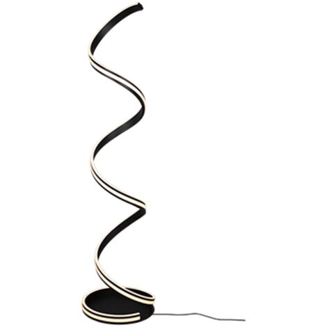 YARA PIANTANA LED 34W 4000lm, 2300+3000+4000K NERA DIMMERABILE CON INTERRUTTOE A PARETE H. 150CM (1/5)