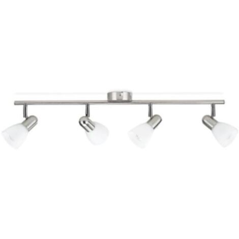 PHILIPS - BARRA BURLAP 4 FARETTI SPOT CROMO E14 40WATT (1/6)