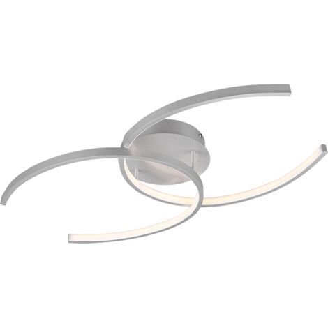 COCOS PLAFONIERA DOPPIA C ALLUMINIO L.70CM. incl. 2x SMD LED, 10W · 2x 1300lm, 3000K (1/2)