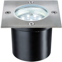 Paulmann LED da incasso a LED esterno 988.76 Set Base Quadrata LED 3 X 1,2 W 6 va 230/12 V 100 mm in acciaio inox