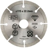 Stanley disco diamantato 115x22,2mm cemento sta38102-xj