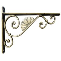 VECA - REGGIMENSOLA LINEA BAROCCO PERARREDO CASA IN ZAMA 24CM - COLORE OTTONE ANTICATO