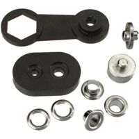 CONNEX - OCCHIOLI DA 6,0 MM - OTTONE NICHELATO - 40 PZ.
