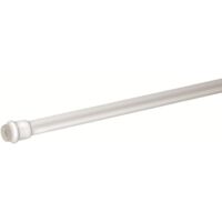 SWISH - 2 BACCHETTE TONDE A PRESSIONE DIAM. 8MM 30-35CM IN ALLUMINIO COLORE BIANCO