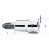 CHIAVI A BUSSOLA A GIRAVITE PER VITI CON IMPRONTA A CROCE PHILIPS® CON ATTACCO QUADRO 3/8 PH 1 ART. 910PH