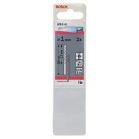 Punzonatrice in metallo HSS-G, DIN 338, 1 x 12 x 34 mm, confezione da 2