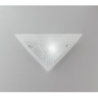 "Applique ISIDE in vetro bianco"