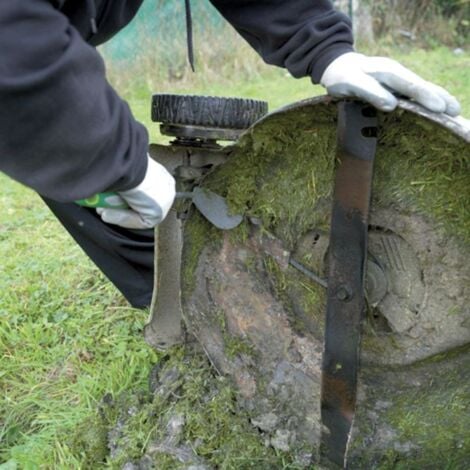 Racloir tondeuse à gazon acier revêtement antirouille