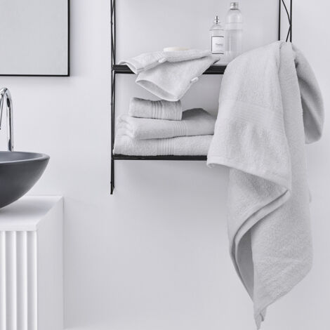 Drap de Bain en coton "Essential" - Blanc - 70 x 130 cm - Livraison gratuite