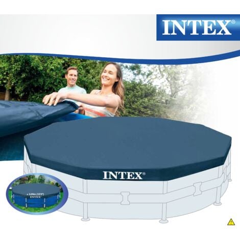 Bâche pour piscine tubulaire ronde 3,05m - Intex - Livraison gratuite