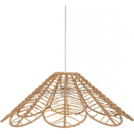 Suspension Folk beige D58cm - Atmosphera créateur d'intérieur