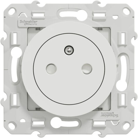 Base 2P+T Gris Plexo con Tornillo MBLOC para Superficie