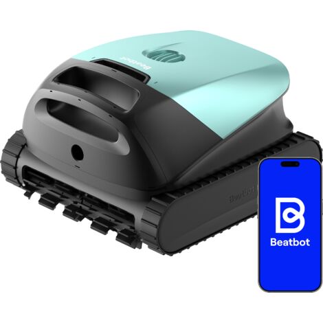Beatbot (2026 Nuevo) Sora 10 Robot Piscina limpiafondos y Paredes, Plataformas y línea de flotación, 25700 LPH, Estacionamiento línea flotación, 5l residuos,App,Piscinas enterradas/elevadas,Mint