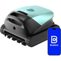 (2026 Nuovo)Beatbot Sora 10 robot piscina pareti e fondo, Linea d'acqua,Piattaforme, robot piscina senza fili, 25700 LPH, Parcheggio automatico, Capacità 5L, piscine fuori terra/interrate,Verde Menta