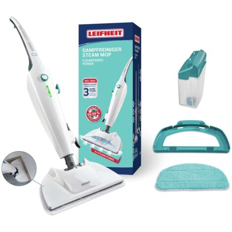 Leifheit – Balai vapeur Clean Tenso Power 1300W – 6 buses Power Steam – Réservoir 680ml – Longueur câble 7m – 50 minutes d'autonomie – 11940 (1/10)