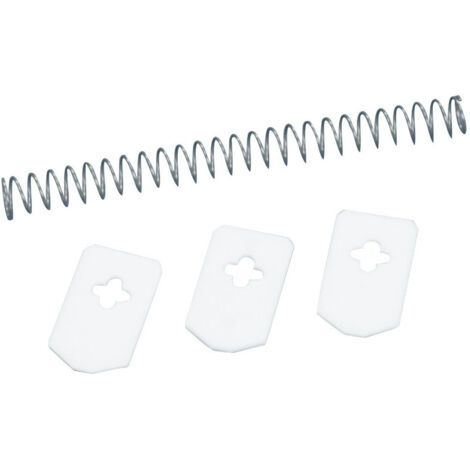 Pièces de rechange métalliques pour dénoyauteur Leifheit – 3 languettes en caoutchouc et ressort – Compatible avec modèles 1070424 et 1070423