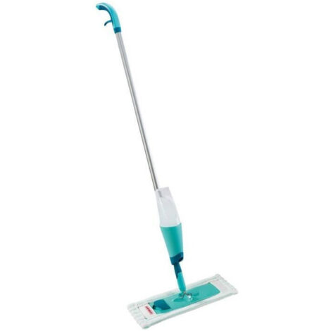 Leifheit – Balai à poussière et lave sol 56690 – Pulvérisateur avec réservoir sur le manche – Buse de dosage fin pour parquets massifs