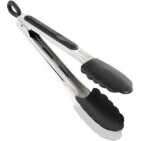 Leifheit ProLine 3041 Pince à gril en acier inoxydable et silicone