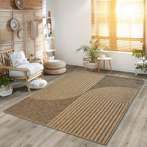 Kansas tapis intérieur extérieur look jute naturel
