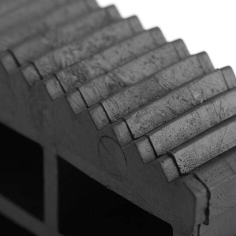 Ej.Life Lot de 2 Pieds d'escalier Universels en Caoutchouc, Pied d'échelle Antidérapant Pieds de Rechange pour Echelle Pieds de Sécurité Durable Noir