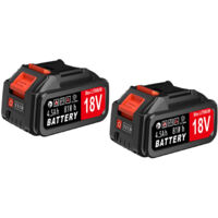 INNOPOWER 2Pcs de Batterie de Remplacement 18V 4.5Ah Batterie Lithium Convient aux Outils Électriques sans Fil Compatibles avec Les Interfaces Makita