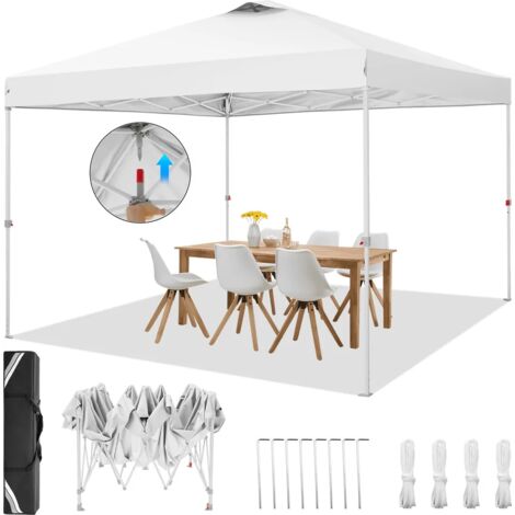 Carpa Plegable Jardín Gazebo 3x3m . Gazebo Impermeable Pop Up . Tienda de campaña. Apertura de ventilación superior. Altura ajustable. Protección UV 50+. y agua, Barnum plegable para bodas, picnics, m (1/5)