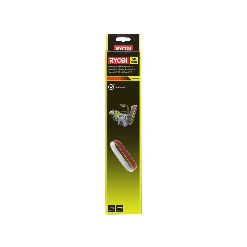 5x Schleifband Schleifpapier 75x457 P120 Bandschleifer Schleifen Gewebe Bänder