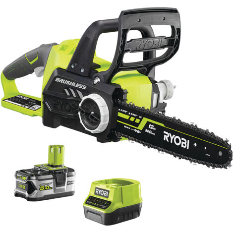 Ryobi OCS1830 Bürstenloser Elektrosägen-Akku 18V ONE+ 30cm 10m/s Kit 5,0 Ah