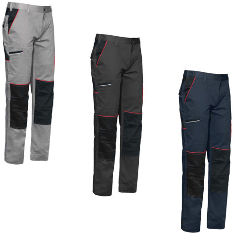 Issaline 9030B-081 Stretch-Boom-Arbeitshose, Anthrazitgrau, XL (1/4)