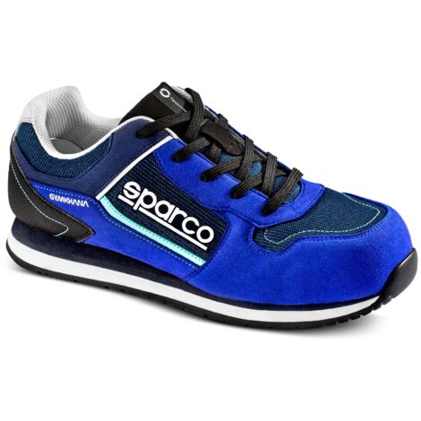Sparco 07527AZBM Gymhana Lando S1P SRC Sicherheitsschuhe, Hellblau/Blau, 46