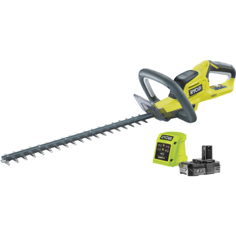 Ryobi 18V One+ Elektrischer Heckenschneider grün 45 cm