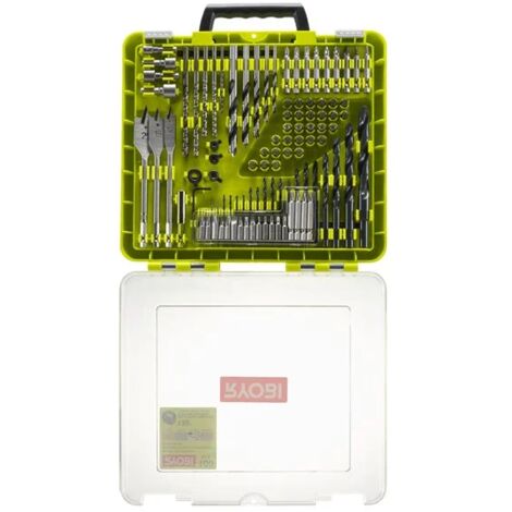 Ryobi Bohr- Und Antriebsset 100-teilig – Inkl. Bits Für Holz, Metall, Mauerwerk, Mit Aufbewahrungsbox