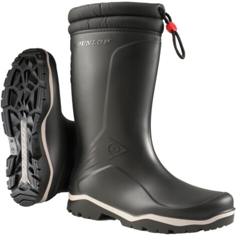 Dunlop K400061 Blizzard Wasserdichte Stiefel mit Pelzfutter, Schwarz 40