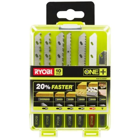 10 Stichsägeblätter Profi Universal Set T Schaft Metall PVC Holz 51mm 74mm