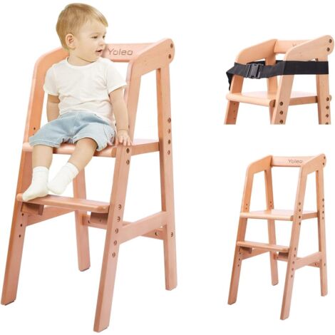 POTYYH Siège Vélo Enfant Avant, Support Jusqu'à 35 Kg, Avec Ceintures De Sécurité Et Garde-corps, Pour Enfants De 1 à 5 Ans
