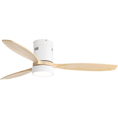 Ventilateur de plafond avec lumière 3 pales 56W 6 vitesses New York O91 Ventilateur de plafond avec lumière 3 pales 56W 6 vitesses New York O91