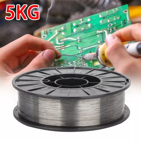 Lot De 3 Rouleaux Fil Fourré 0,9 Mm E71T-GS Sans Gaz - Pour Soudure MIG/MAG Aciers Non Alliés - 6