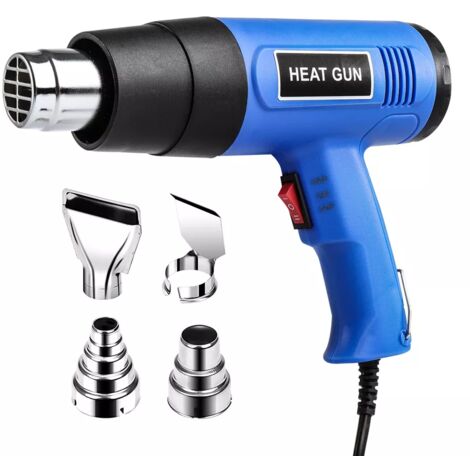 Décapeur Thermique Mini Pistolet à Air Chaud 300W BLANC